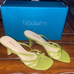 Mule Summer/Spring Heel Peep Toe